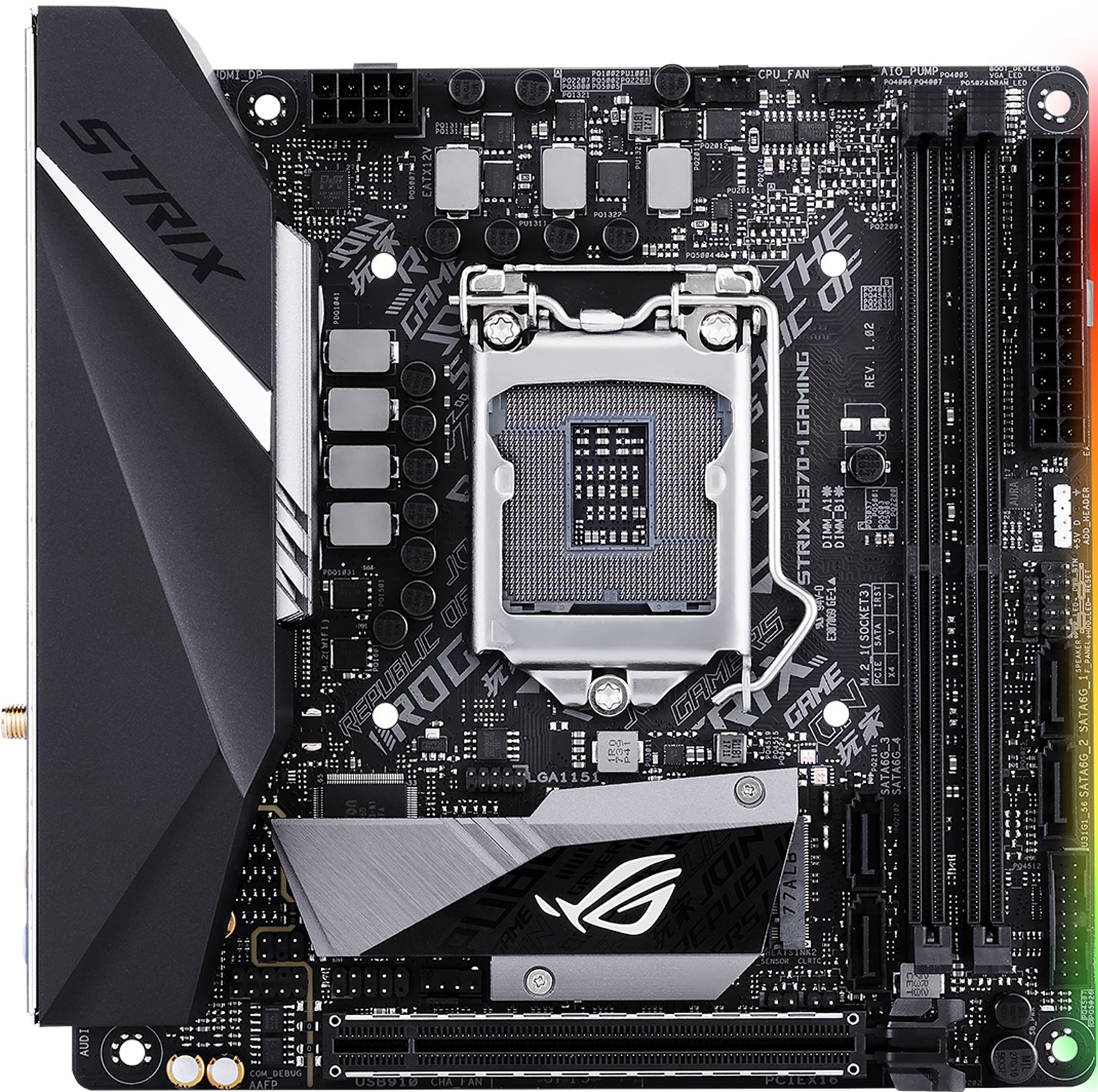 Asus ROG Strix H370-I Gaming - Motherboard Specifications On 